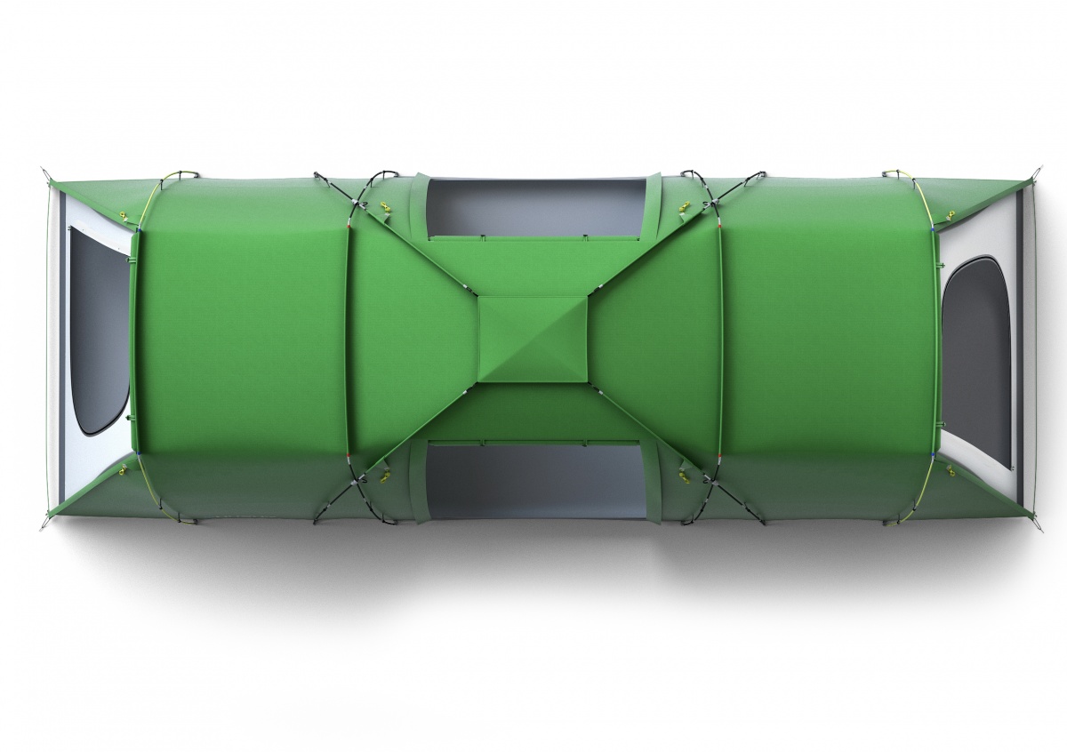 2024年 お歳暮・冬ギフト特集 Family tent for 6 people - Boston 6 - green | HUSKY OUTDOOR その他