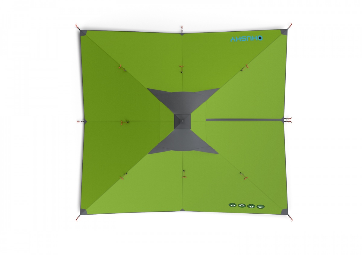 Ultralight tent for 2 people - Sawaj Trek - green | HUSKY OUTDOOR