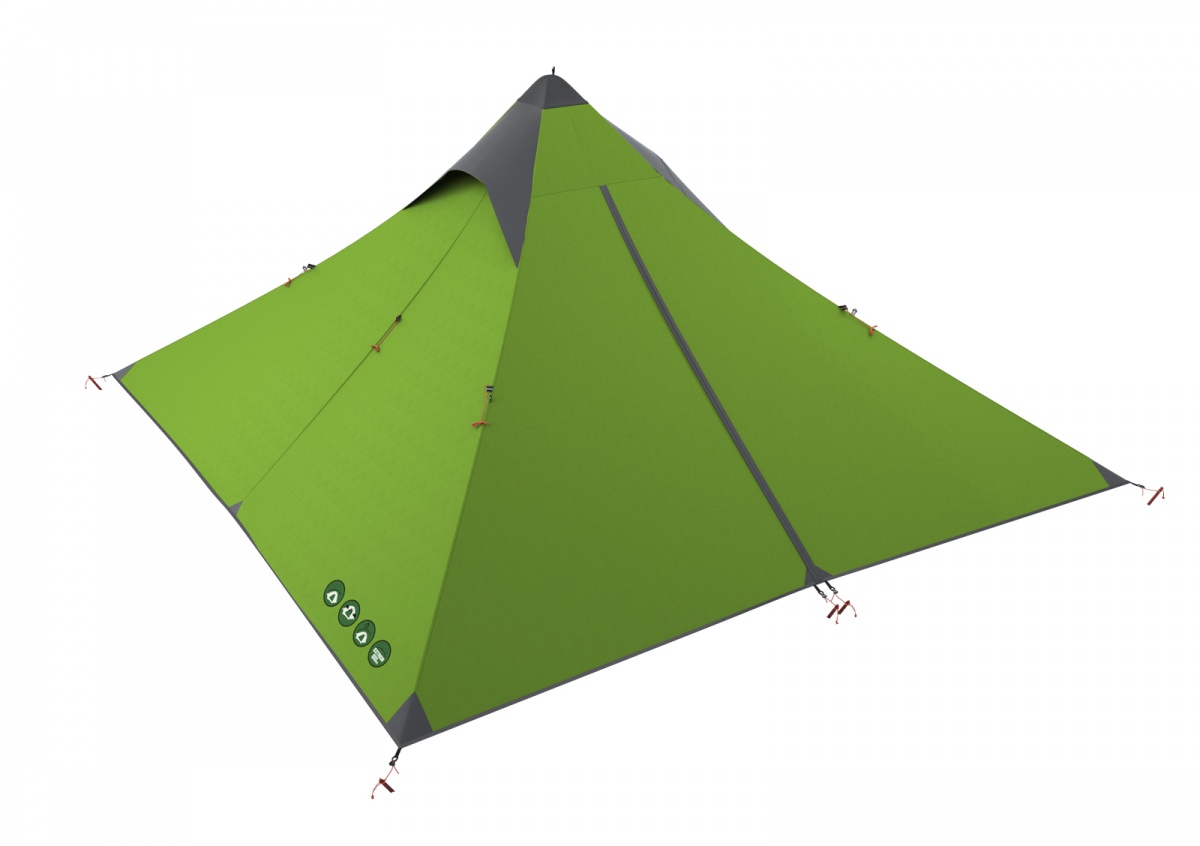 Ultralight tent for 2 people - Sawaj Trek - green | HUSKY OUTDOOR