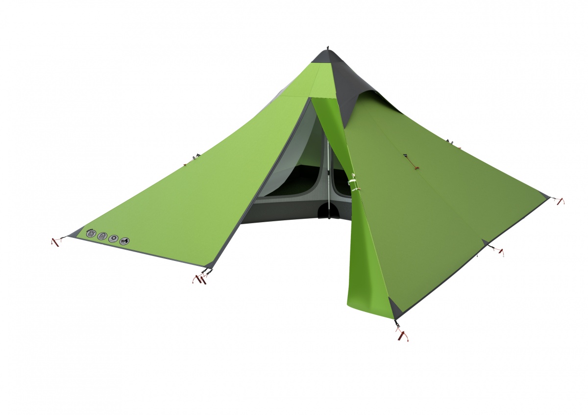 Ultralight tent for 2 people - Sawaj Trek - green | HUSKY OUTDOOR